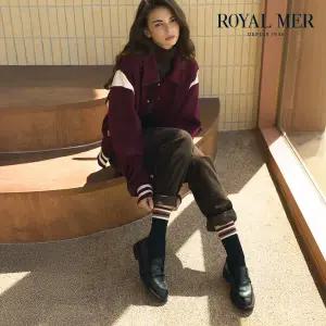 로얄메르 자카드 스트라이프 양말 5종