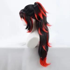 귀멸의 칼날 코스프레 가발 머리카락 요리이치 포니테일 코스튬