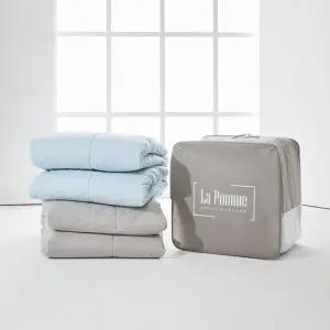 [퀸2장]  투월런 양모 이불 Q 간절기 가을 겨울 세탁망 1장 포함  그레이1+블루1)