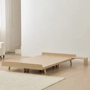 GH 저상형 침대프레임 슈퍼싱글/퀸 이동식받침대포함