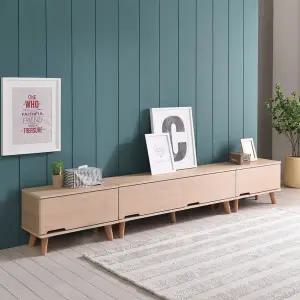 [인터데코]풀세트 거실장 수납장 서랍장 티비다이 TV다이 240cm P00000KV