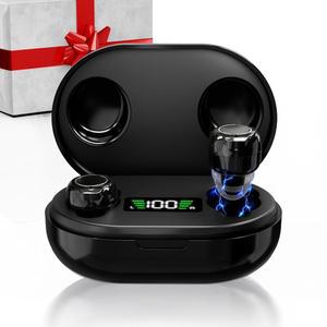 노인용 OTC 충전식 보청기 | 30시간 플레이 시간, 3가지 모드(회의/스포츠/야외) | 6가지 실리콘 이어팁, LCD 디스플레이, 청소 브러시