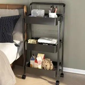 이동식선반 바퀴달린 세탁실트레이 틈새선반 세탁실트레이 이동식수납 펜트리정리