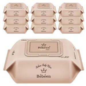 베베앙 오리지널 플러스 아기물티슈 캡형100매10팩