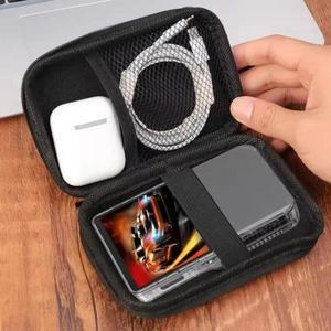 EVA 하드 게임 콘솔 보호 케이스 R36S 이어폰 데이터 케이블 보관 가방 액세서리 필름