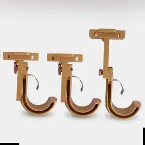 길이조절 커튼봉브라켓 (K350 브라운) 35mm 커튼설치