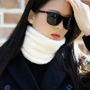 겨울넥워머 부드러운 원형 일체형워머 수면목도리 목 패션스카프