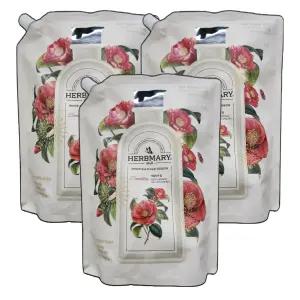 허브마리 섬유유연제 카멜리아힐 리필 1.6L x 3개