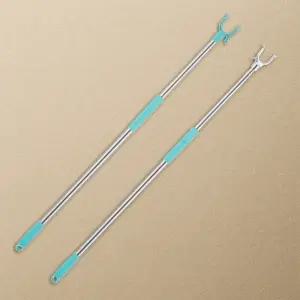 높은 옷장 옷걸이봉 길이조절 내리기 꺼내기 막대