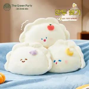 만두 인형 베개 사과 여행용목베개 플러시 힐링 귀여운 큰베개