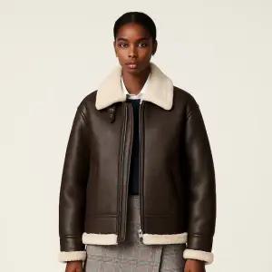 [최초가360 000]벨슬리브 호주 양모 시어링 무스탕_SOJK250104