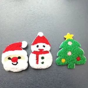 크리스마스 왕 헤어핀 3종 산타 트리 눈사람