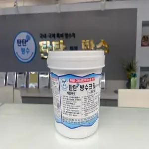 탄탄방수크림 c-75 4kg 투명 고탄성 도막 보장 지붕 외벽 균열 침투 누수 메꿈 침투접착.신축건물조인트및배관방수.뛰어난 시공성.