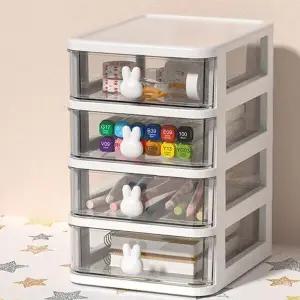 [셀러에이드]칸막이 수납정리함 데스크오거나이저 미니 투명 GWM 미니서랍