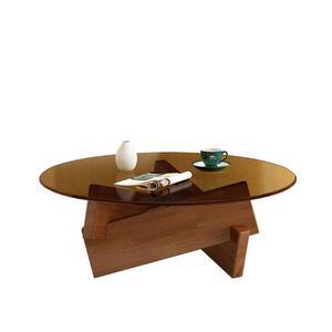 강화유리 원형테이블 거실 티테이블 인테리어 둥근 테이블