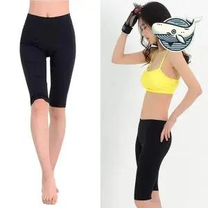 여성 요가 6부 레깅스 스커트 스타일 반바지 필라테스레깅스