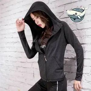 여성 요가 후드 집업 카디건 긴팔 필라테스 필라테스상의 스피닝복