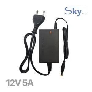 DC 12V 어댑터 5A 국산 전원 아답터 코드 일체형 AC220V 하늘컴플러스