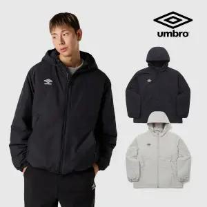 [엄브로](강남점)남여공용 베이직 후드형 패딩 자켓 UQ421SPJO1