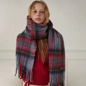 갤러리아 [BLUE LABEL]   울혼방 와이드 체크 머플러 (ER4OAM01)