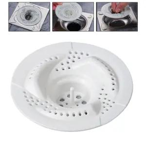 회오리 배수구 필터 커버 머리카락 이물질 빠짐 방지 차단 소용돌이 마개 뚜껑 다회용