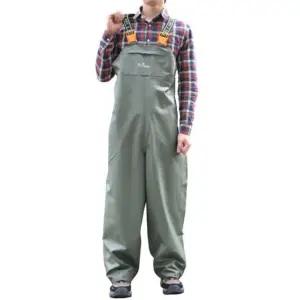 질기고 견고한 방수 멜빵바지 갑바 수산업작업복