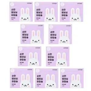 [셀러허브][화이트래빗] 화이트래빗 엠보싱 토끼엠보 화장솜 100매x10박스 (S41365268)