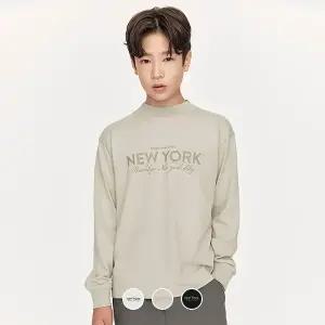 [지오다노주니어] 03095913 목넥 프린트 긴팔 티셔츠