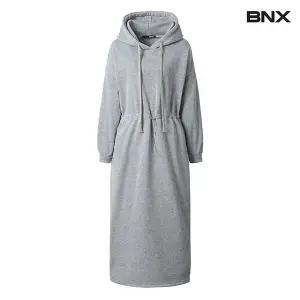 스트링 후드 기모 원피스 (BW4OP012L0)