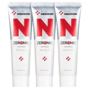 폴메디슨 제로닉 구취케어 금연 치약 120g 3개