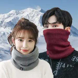 남녀공용 Q22 목폴라 겨울 방한 보온 목토시 목도리 니트 털 넥게이터 등산 골프 산책 출근
