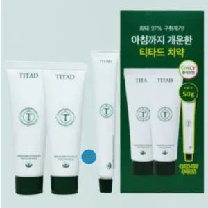 티타드 프레시 브레스 플러스 치약 100g+100g+50g 불소치약