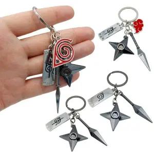 나루토 키링 닌자 수리검 굿즈 열쇠고리 가방고리 쿠나이 써클렛 아카츠키 백참