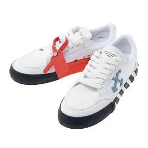 [롯데백화점]오프 화이트 남성 벌커나이즈드 로우탑 스니커즈 OMIA085S23LEA0050145