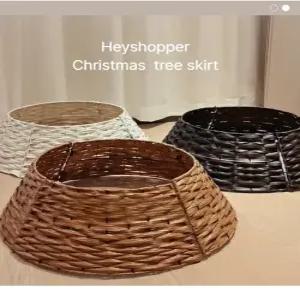 라탄 트리스커트 크리스마스트리 하단장식 북유럽스타일 바구니형 다리가리개