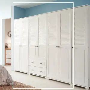 보루네오 라보떼 센스 갤러리 2400 싱글장 세트(이불장+옷장+서랍둘옷장) AX43