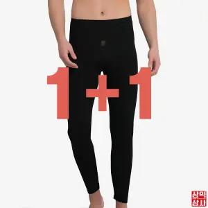 원플러스원 2개 저자극 남성타이즈 면65 부드러운 내복바지