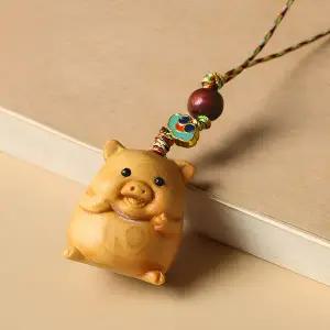 돼지 키링 키홀더 행운 부적 재물