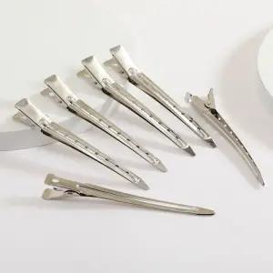 미용실 헤어 집게 핀 클립 일자 자국최소화 성인 앞 머리 반