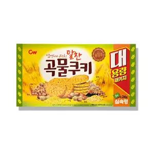 청우 알찬 곡물쿠키 480g x 6개 I 비스킷 과자 쿠키 간식 사무실 탕비실