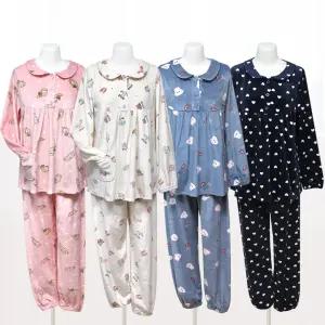 핑크존 PZ0043 꿀잠울트라밍크여성잠옷상하세트