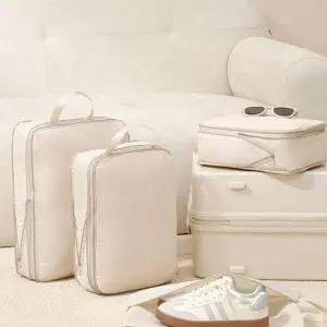 압축 백 다용도 캐리어 정리함 여행용 압축 파우치 수납 케이스 트래블 캠핑 침구 속옷 4종 이불 수트