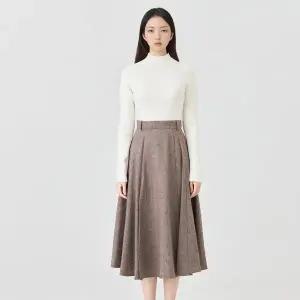[LINE](센텀시티점)[라인어디션] [BYLYNN]울혼방 미디스커트 NWSKPK0400