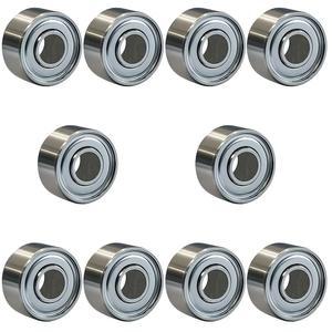 10 PCS 693ZZ 이중 차폐 깊은 홈 볼 베어링 - 3mm x 8mm 4mm, 스케이트보드, 자전거, 오토바이 등을 위한 강철 (693-ZZ)