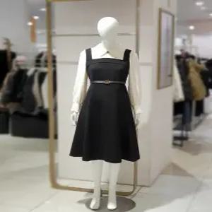 [에꼴드파리] (미센스) 배색 뷔스티에 플레어 원피스 MB59OPM182A