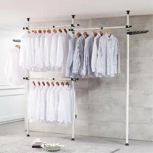 원룸 드레스룸 국산 튼튼 3단 시스템 행거 수납 스탠드행거 조립행거 좁은공간 추천