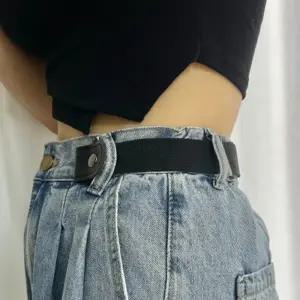 버클없는 벨트 길이 사이즈 조절 스판 바지 치마 허리줄이는 밴드
