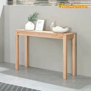 로즈 소나무원목 타원 콘솔 테이블 800