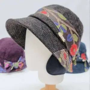 [애슬릿] 여성 버킷햇 겨울 방한 귀마개 귀달이 벙거지 사파리 모자