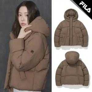 [고현정착용]휠라 플로우후드다운 FS254DJ01F002(217) 코코아_신